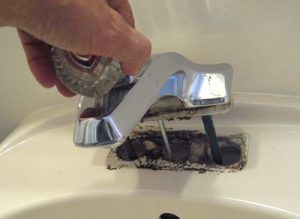 Bathroom faucet replacement